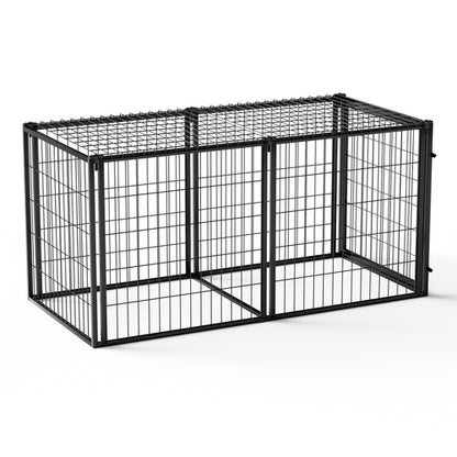 Dog Crate 63' Dog Kennel for Small Medium Dogs, Puppy Dog Playpen with