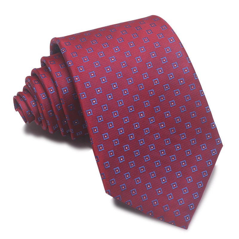 8CM Striped Tie Men's Business Formal