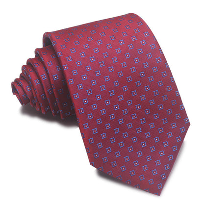 8CM Striped Tie Men's Business Formal