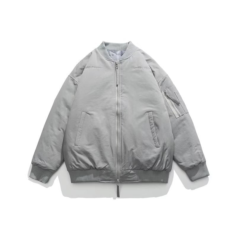 Winter Embroidery Letters Jacket