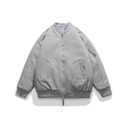 Winter Embroidery Letters Jacket