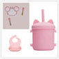 Silicone Baby Dishes for Children's Tableware Plate Non-slip Baby