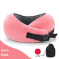 Soft Memory Foam Travel Neck Pillow U Shape Adjustable Support