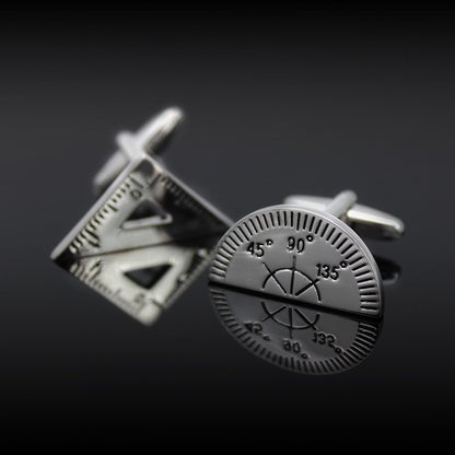 Triangle & Protractor Cufflinks