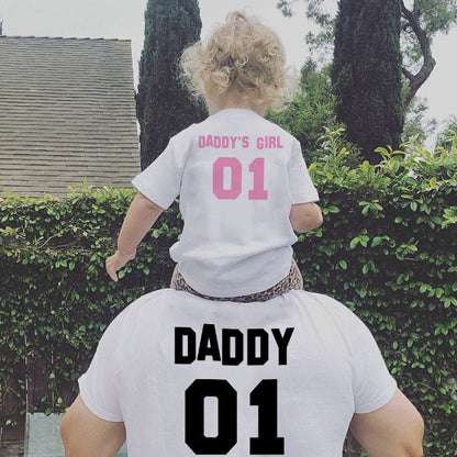 Daddy Daughter Matching Tshirt