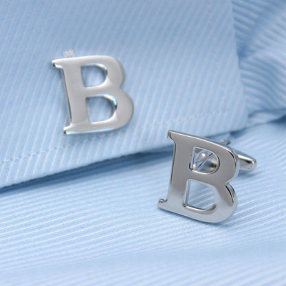 Silver Alphabets Cufflinks