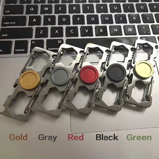 Spinner Spanner Opener Carabiner Keychain