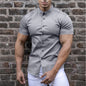Muscle Men Shaping Simple Shirt