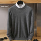 Thermal Head Cover Knit A Sweater Autumn And Winter Round Neck
