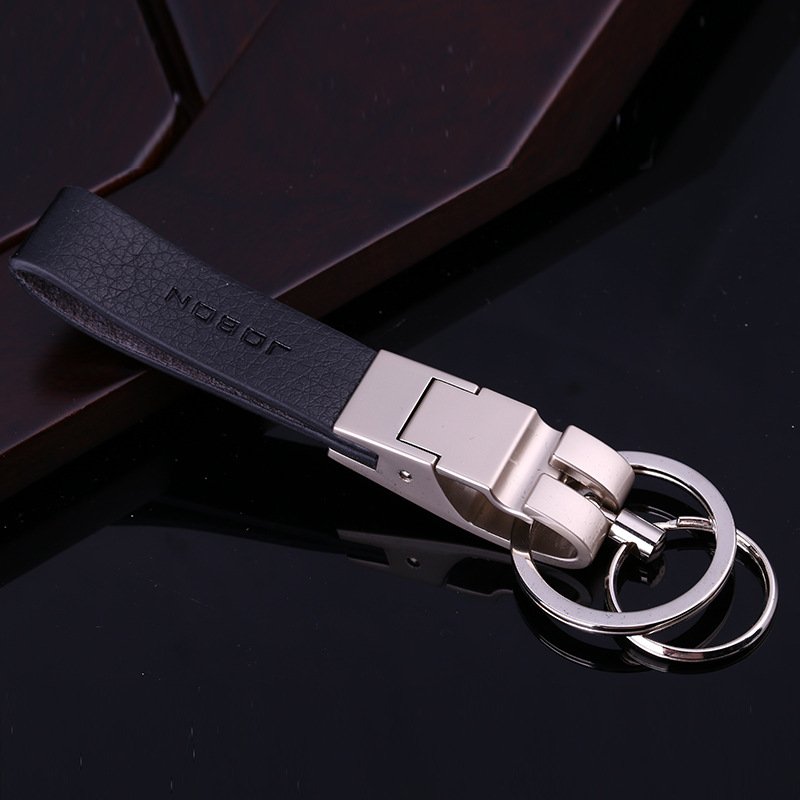 Luxury Leather Strap Keychain