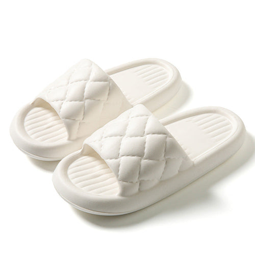 New Rhombus Home Slippers Summer Non-slip Floor Bathroom Slipper
