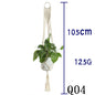 Flower Pot Net Bag Beige Cotton Rope Indoor Plant Hanger Hanging