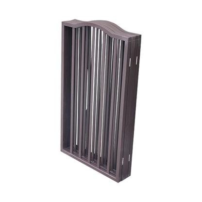 Arc Wooden Freestanding Folding Pet Gate - Dog Gate for Doorways,