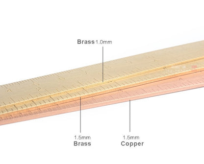 15CM Brass Ruler