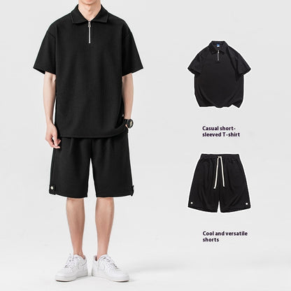 Polo Shirt Sports Shorts Trendy