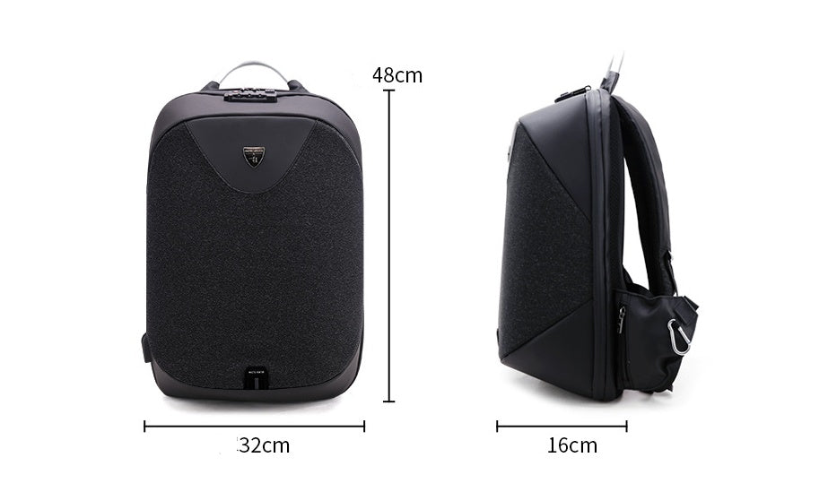 Cross border men's double shoulder bag