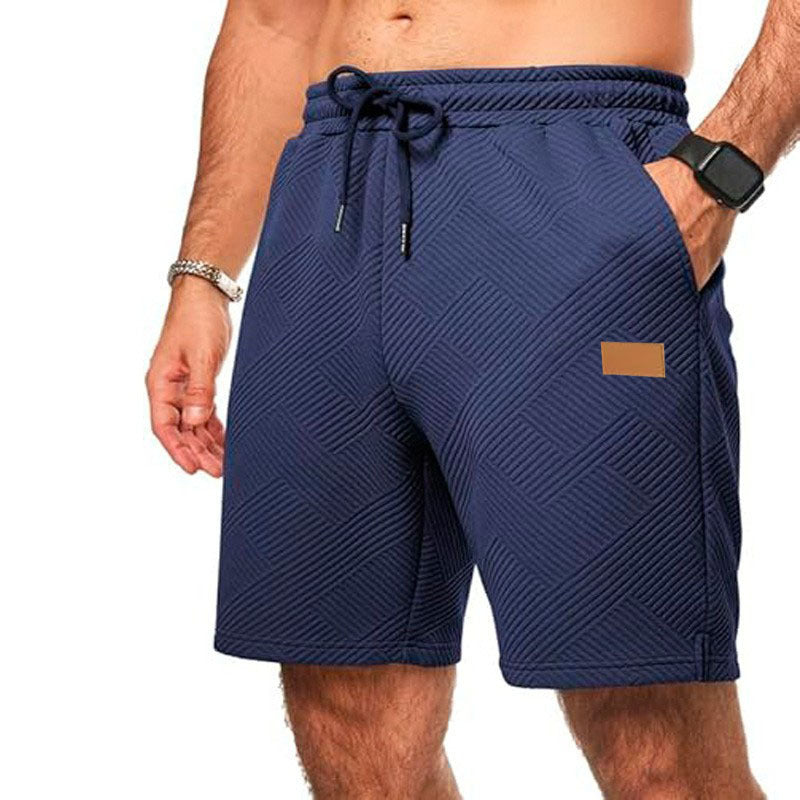 Casual Elastic Waist Drawstring Shorts
