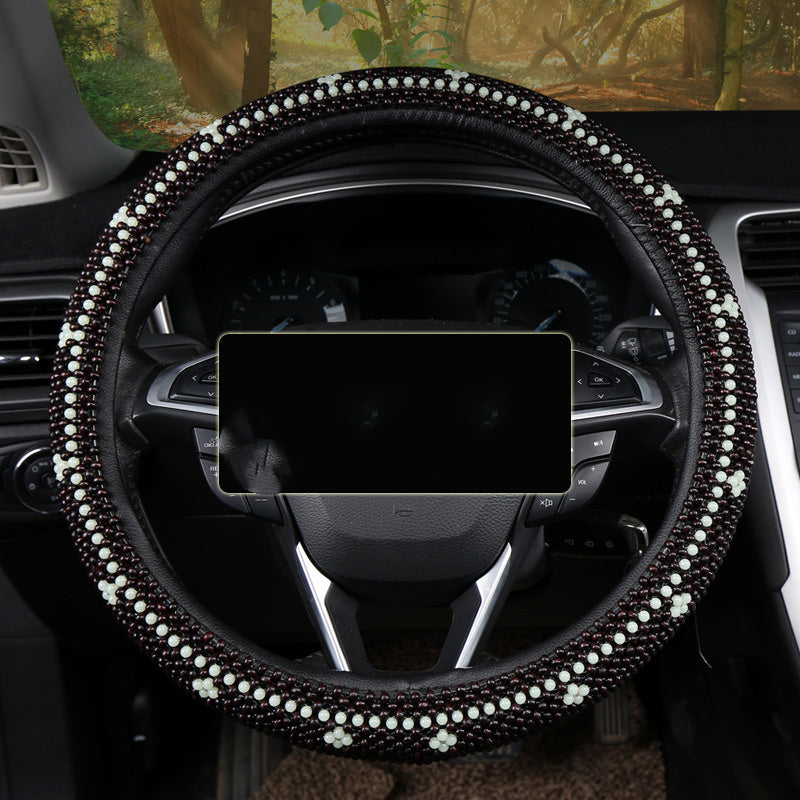 Black Steering Wheel Cover