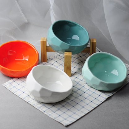 Pet Supplies Bowl Ceramic Cat Bowl Dog Bowl