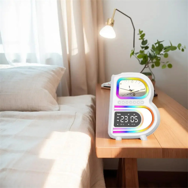 2024 New B-Shaped Blutooth Speaker Multifunctional Smart Music Rhythm