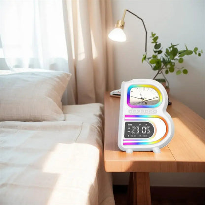 2024 New B-Shaped Blutooth Speaker Multifunctional Smart Music Rhythm