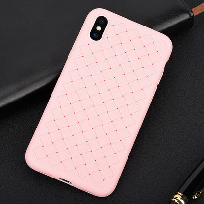 Luxury grid weaving case