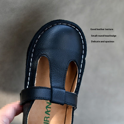 Children's Genuine Leather Soft Calf Leather Shoes Casual Baby Shoes