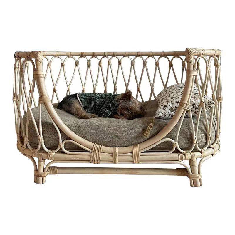 Pet Bed Handmade Woven Pet Bed Sofa For Dogs