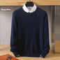 Thermal Head Cover Knit A Sweater Autumn And Winter Round Neck