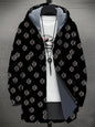 Digital Printing Plus Velvet Men's Casual Jacket
