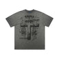 Printed Cotton Short-sleeved T-shirt