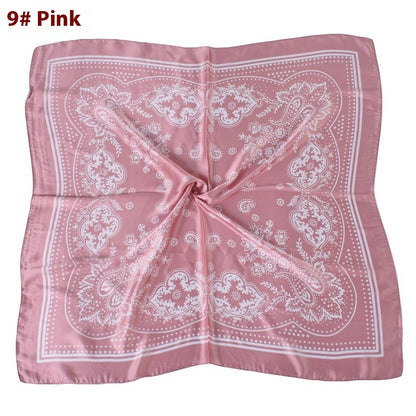 Vintage Satin Plain Scarf