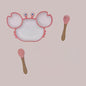 Silicone Baby Dishes for Children's Tableware Plate Non-slip Baby