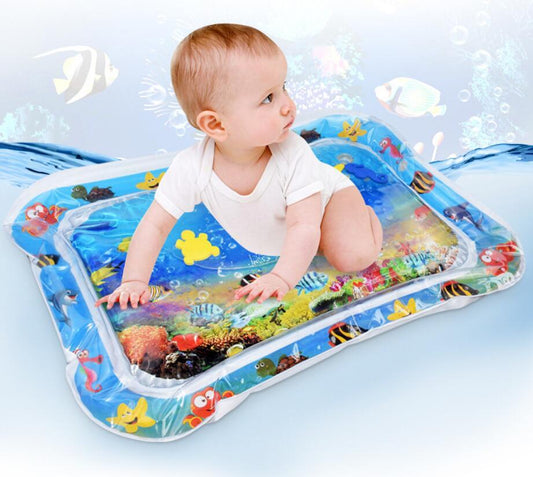 Baby Inflatable Water Mat, Infants Summer Beach Water Mat Patted Pad