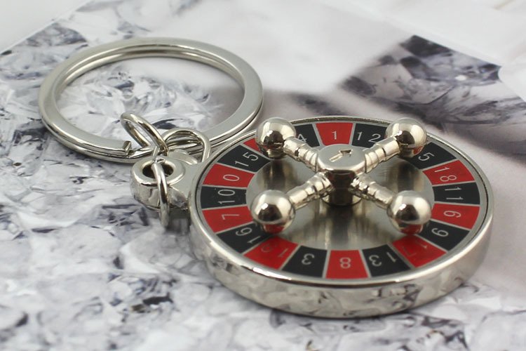 Mini Russian Roulette Keychain