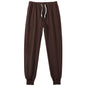 Men's Cotton Sports Casual Pants Drawstring Loose Slimming