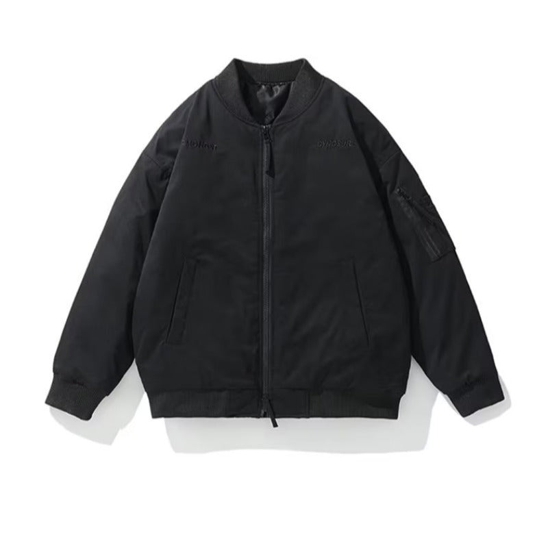 Winter Embroidery Letters Jacket