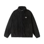 Thickening Stand Collar Olympic Fleece Cotton-padded Coat