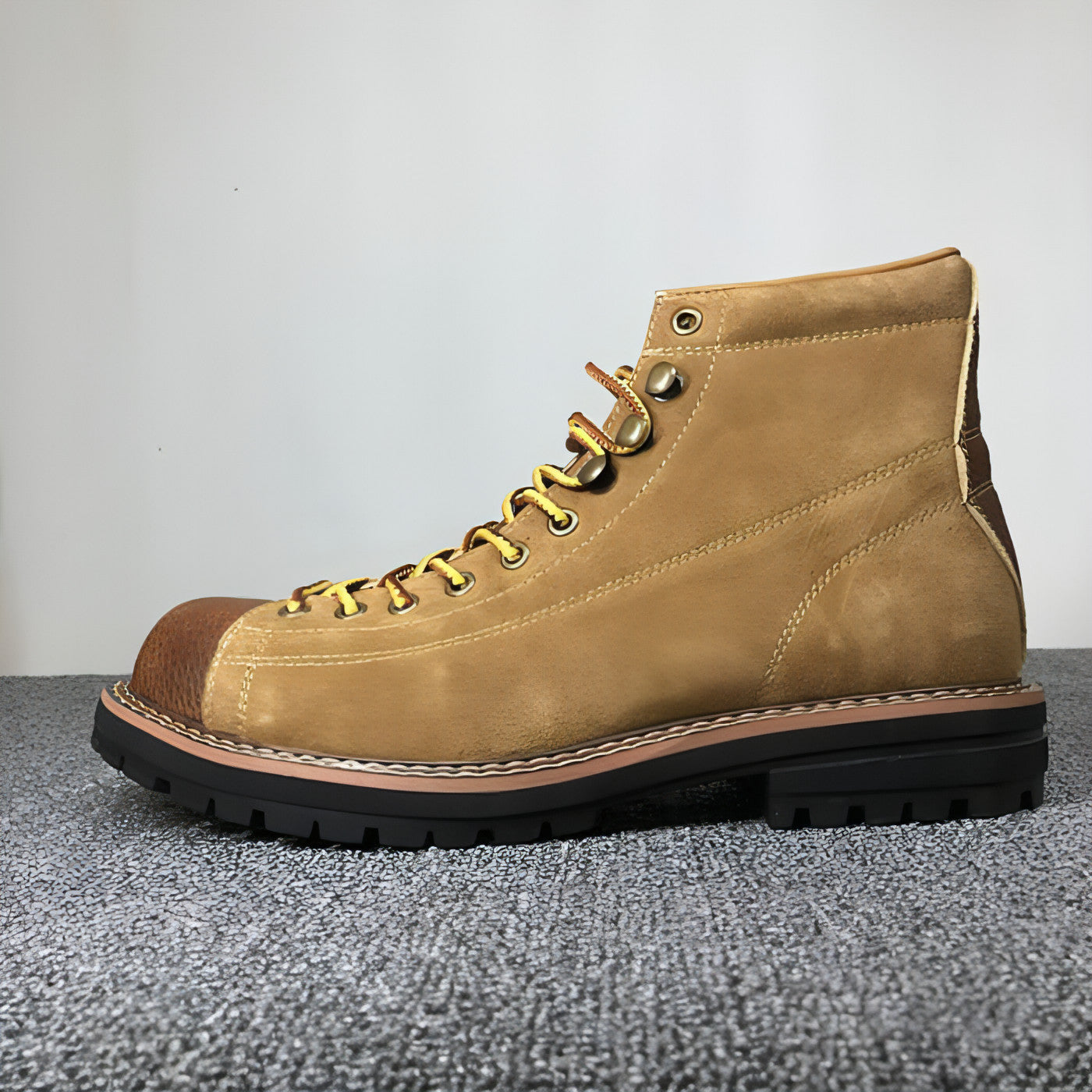 Men's Round Toe Fashion Casual Leather Shoes Martin