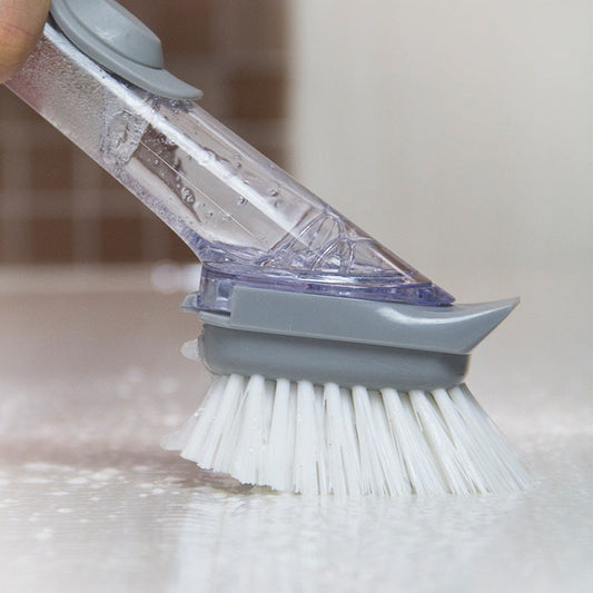 2 In1 Long Handle Cleaning Brush With Removable Brush Head Ktichen
