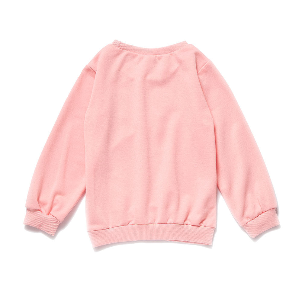 Letter Printed Sweater Matching Mother and Daughter