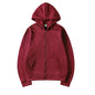 Solid Color British Loose Sports American Zipper Jacket Men