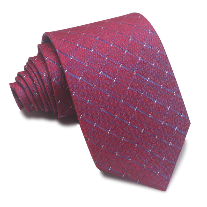 8CM Striped Tie Men's Business Formal