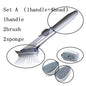 2 In1 Long Handle Cleaning Brush With Removable Brush Head Ktichen