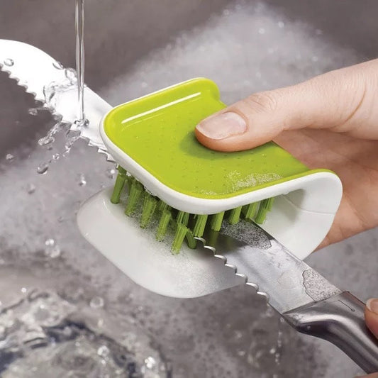 U-Shaped Knife And Cutlery Cleaner Brush Home Kitchen Cleaning Brushes