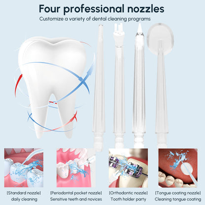 Cordless Water Dental Flosser Rechargeable Oral Irrigator for Teeth
