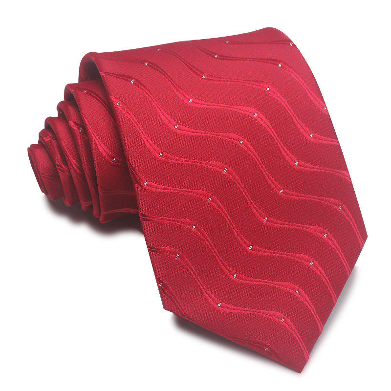 8CM Striped Tie Men's Business Formal