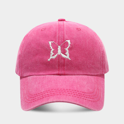 Butterfly Embroidered Sun Hat