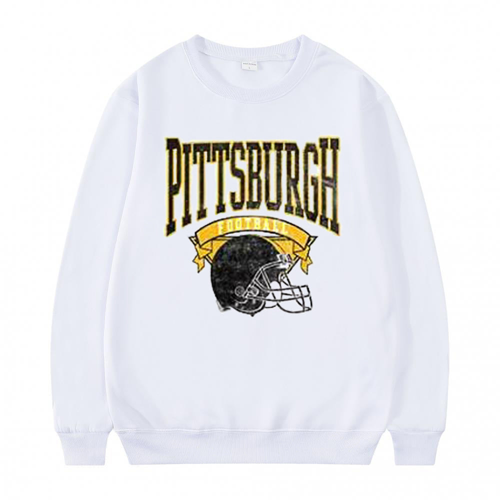 Brushed Hoody Round Neck Men's Sports And Leisure