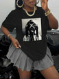 Women's Casual Print Short Sleeve